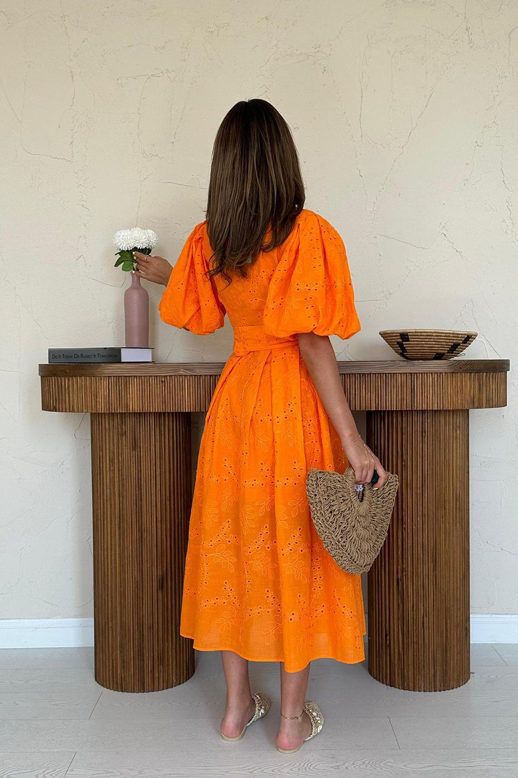 Elegante A-lijn Jurk met Bloemenpatroon