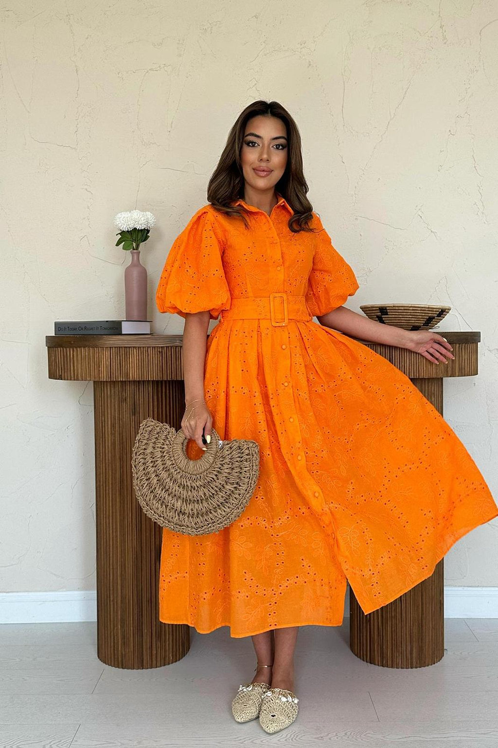 Elegante A-lijn Jurk met Bloemenpatroon