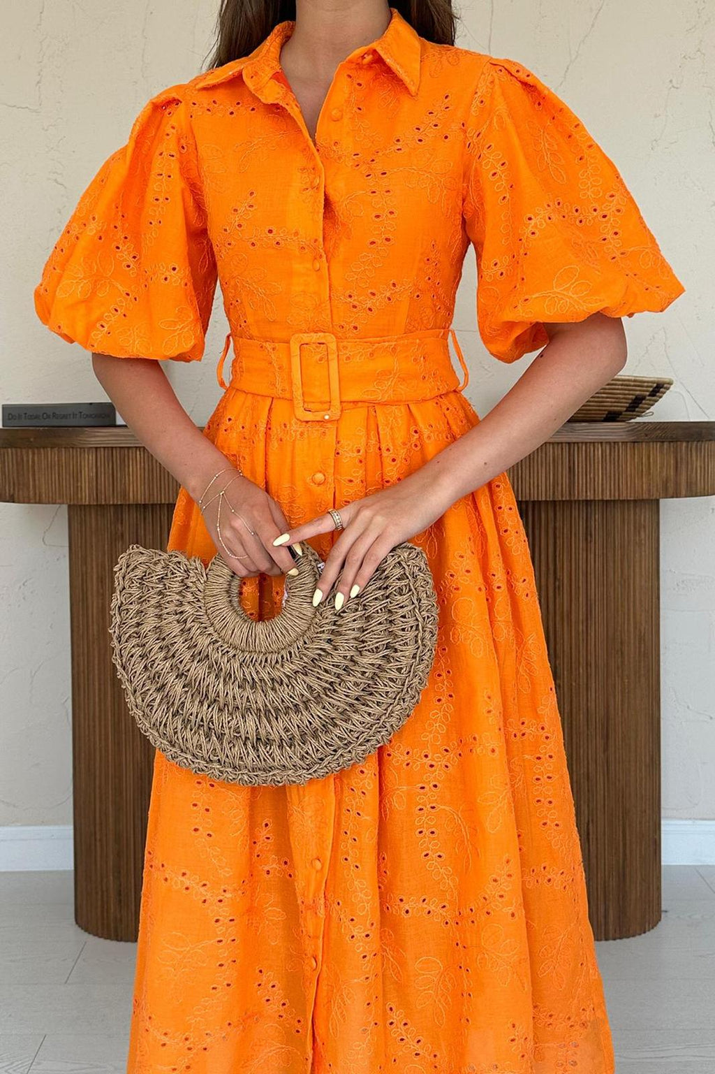 Elegante A-lijn Jurk met Bloemenpatroon